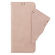 Pattintható tok a Oppo A79 5G, Card Slot, rózsaszín