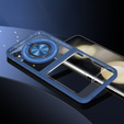 Tok Samsung Galaxy Z Flip7 FE / Z Flip6, Corners Dropproof, MagSafe-hoz, átlátszó / tengerészkék