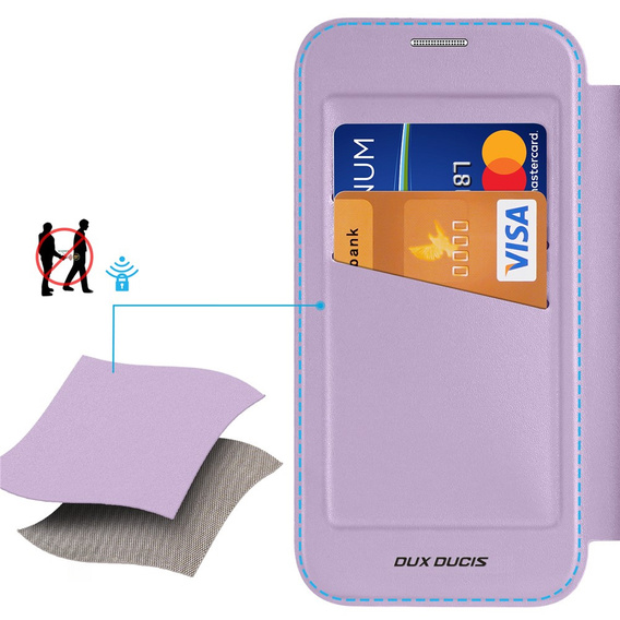 Dux Ducis tok iPhone Air, Skin X Pro, pánttal, MagSafe, lila, iPhone Air, Skin X Pro, MagSafe, lila