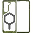 Urban Armor Gear Telefontok a Galaxy Z Fold 5 5G, Plyo MagSafe, átlátszó / zöld