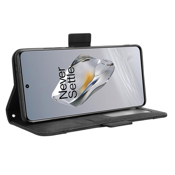 Pattintható tok a OnePlus 12 5G, Card Slot, fekete