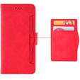 Pattintható tok a Honor 90 Lite 5G, Card Slot, piros