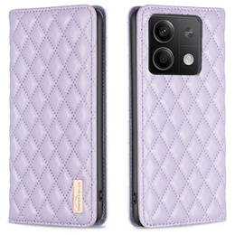 Pattintható tok a Xiaomi Redmi Note 13 5G, Wallet, BINFEN COLOR, lila