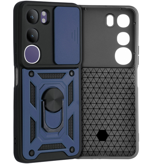Telefontok a Vivo V50 Lite 4G / 5G, CamShield Slide, kék