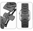 Pasek Bransoleta do Apple Watch 1/2/3/4/5/6/7/8/SE/ULTRA 42/44/45/49MM, Czarna