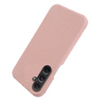 Bőr tok Samsung Galaxy A54, Genuine Leather, rózsaszín