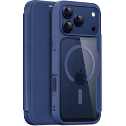 Dux Ducis tok iPhone 17 Pro Max, Skin X Pro, pánttal, MagSafe-hoz, tengerészkék