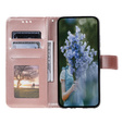 Pattintható tok a Motorola Moto G53 5G, Mandala Flower, rózsaszín rose gold