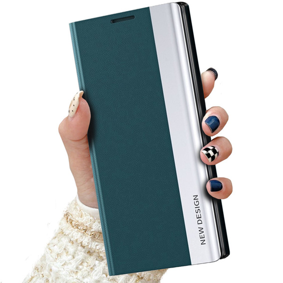 Pattintható tok a Samsung Galaxy M23 5G / M13, Side Magnetic, zöld