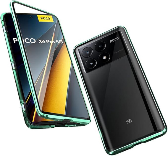Tok az Xiaomi Poco F6 Pro, Frame Case, zöld