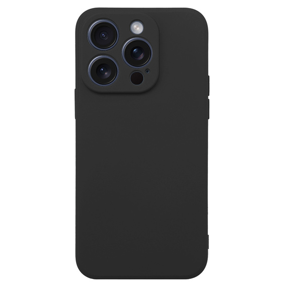 Telefontok a iPhone 15 Pro, Silicone Lite, fekete