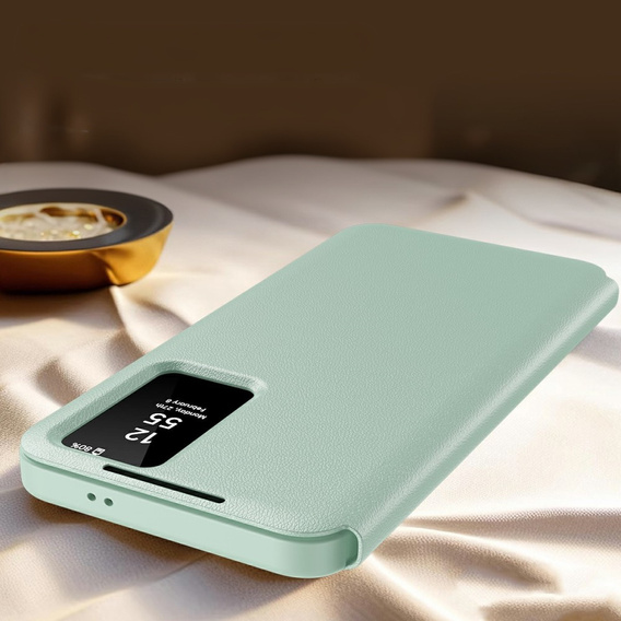 Flip tok Samsung Galaxy A56 5G, Smart View Wallet, zöld