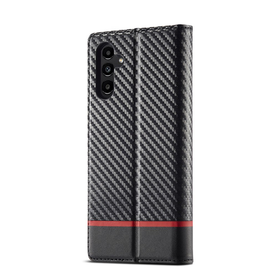 Pattintható tok a Samsung Galaxy A35 5G, Carbon LC.IMEEKE, fekete