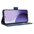 Flap tok Oppo Reno 14, kártya slot, pénztárca, tengerészkék