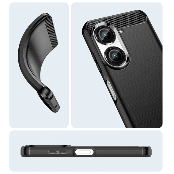 Telefontok a Asus Zenfone 9 5G / 10 5G, Carbon, fekete