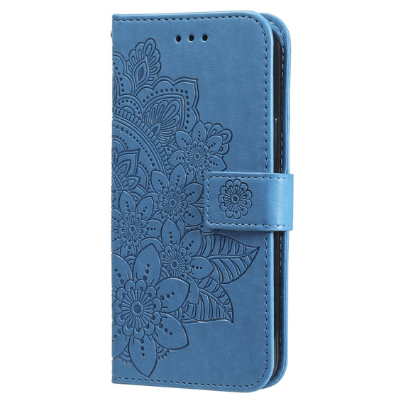 Pattintható tok a Xiaomi Redmi Note 13 Pro 5G, Mandala, kék