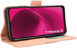 Pattintható tok a T Phone 3 5G, Card Slot, rózsaszín