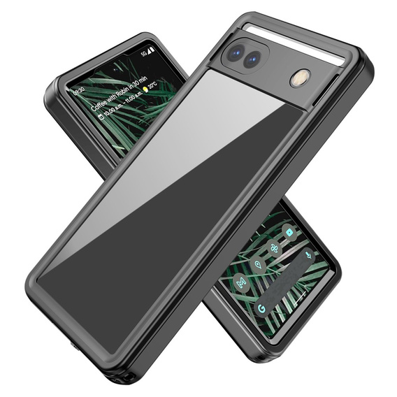 IP68 vízálló tok a Google Pixel 6a, Redpepper, fekete
