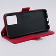 Pattintható tok a Motorola Moto G54 5G, Card Slot, piros
