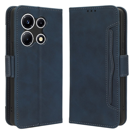 Pattintható tok a Infinix Note 30 VIP, Card Slot, sötétkék