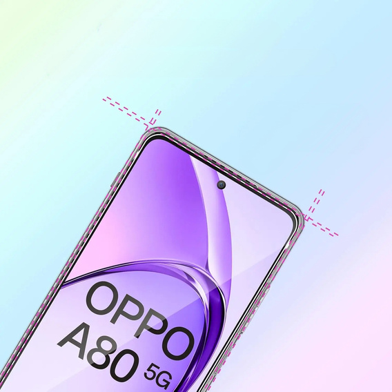 Edzett üveg 9H a Oppo A80