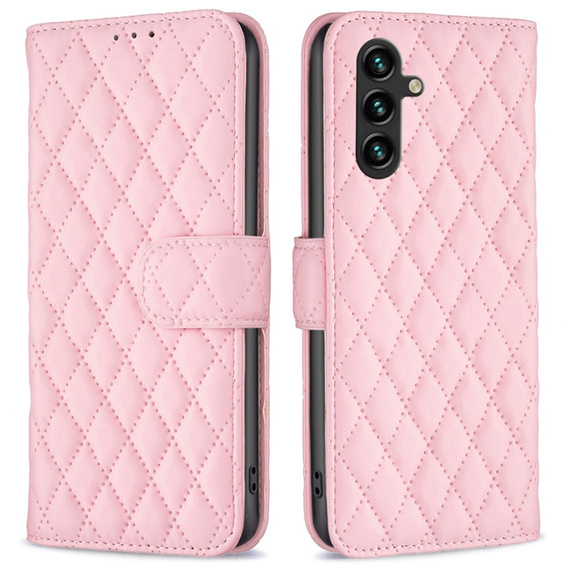 Pattintható tok a Samsung Galaxy A05s, Wallet, BINFEN COLOR, rózsaszín