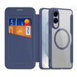 Dux Ducis Telefontok a Samsung Galaxy S25 Edge, Skin X Pro, MagSafe, sötétkék