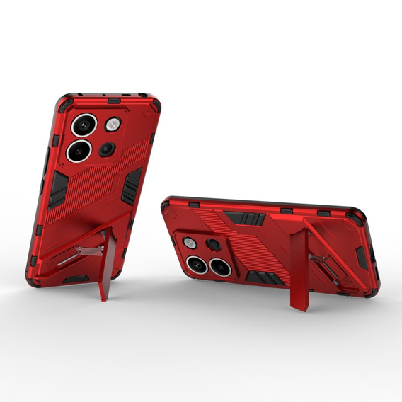 Tok Xiaomi Redmi Note 13 Pro 5G, Military kickstand, piros