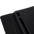 Tok + billentyűzet Galaxy Tab S7+ Plus / S8+ Plus /S7 FE T730 T733, Pen Slot, fekete