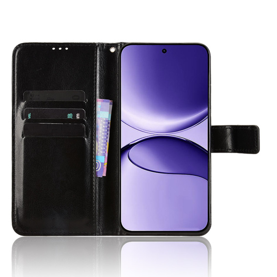 Őrült ló pénztárca flip tok Xiaomi Poco F7 5G számára