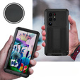 Páncélozott tok a Samsung Galaxy S23 Ultra, R-JUST CamShield Slide, fekete