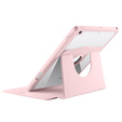 Tok iPad 10.2" 2021/2020/2019 (9/8/7 gen.), tolltartóval, 360°-os forgatható, rózsaszín