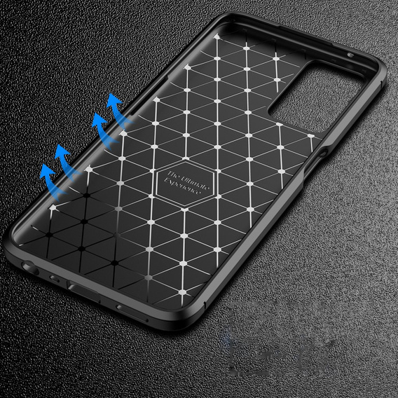 Telefontok a Realme 9i / Oppo A96 / Oppo A36, Carbon Gel, fekete