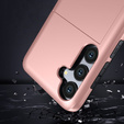 Telefontok a Samsung Galaxy A56 5G, Sliding Card Holder, rózsaszín
