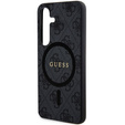 Guess 4G Ring Classic Logo tok Samsung Galaxy S24-hez, fekete
