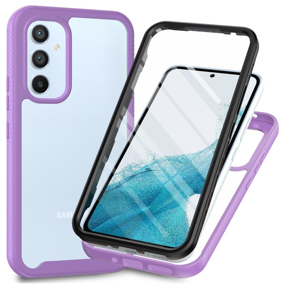 Tok Samsung Galaxy A34 5G készülékhez, Shockproof, fóliával, lila