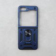 Páncélozott telefontok a Samsung Galaxy Z Flip5 5G, Nox Case Ring, kék