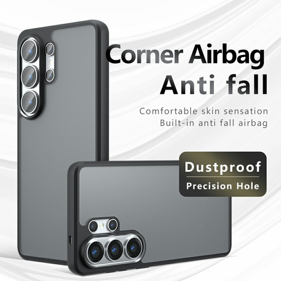 Fusion Hybrid tok Samsung Galaxy S26 Ultra készülékhez, matt fekete