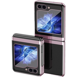Tok Samsung Galaxy Z Flip7 FE / Z Flip6, PC Case, átlátszó / rózsaszín