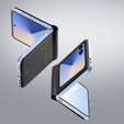Tok Dux Ducis Samsung Galaxy Z Flip7 5G, Bril, fekete