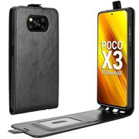 Pattintható tok a Xiaomi Poco X3 NFC / Poco X3 PRO, Flip, fekete