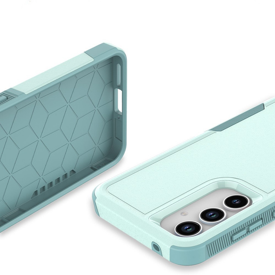 Páncélozott tok Samsung Galaxy A56 5G, Dual Shockproof, zöld