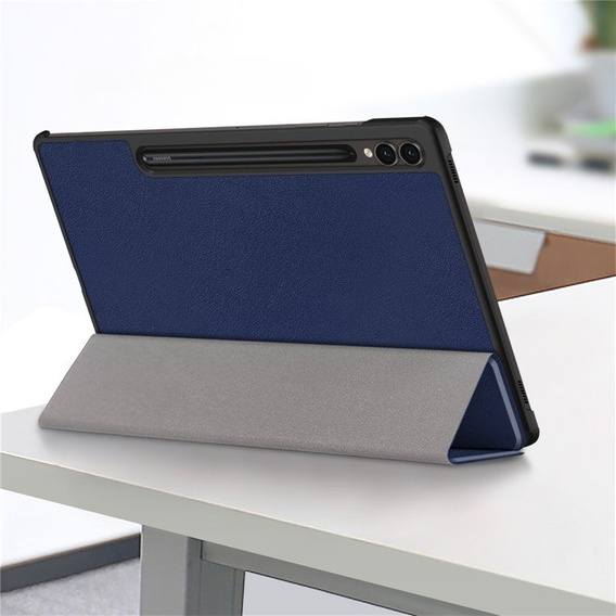 Tok Samsung Galaxy Tab S9 Plus, Smartcase tolltartóval, kék