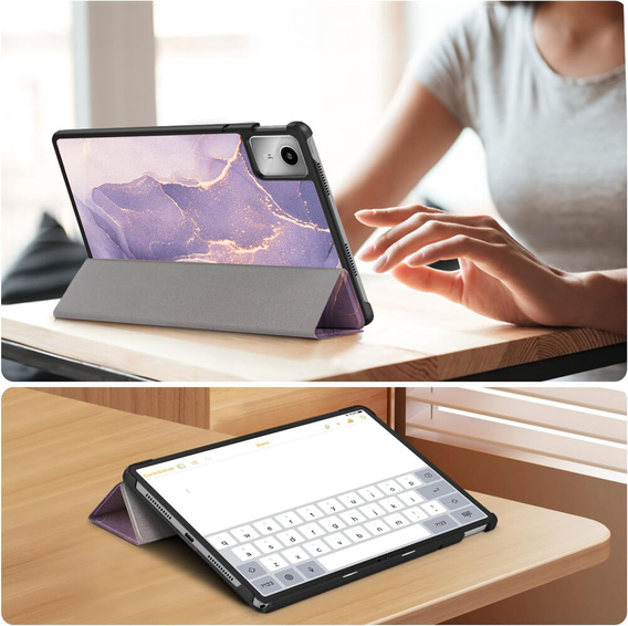 Tok Lenovo Tab M11, Smartcase, Marble 2#