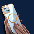 Telefontok a iPhone 14 Plus, ERBORD Hybrid MagSafe Case, arany