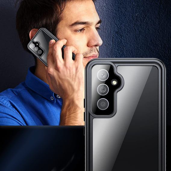 IP68 vízálló tok a Samsung Galaxy A54 5G, fekete