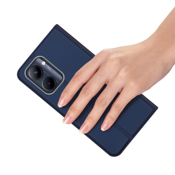 Dux Ducis Telefontok a Realme C33 4G, Skinpro, sötétkék