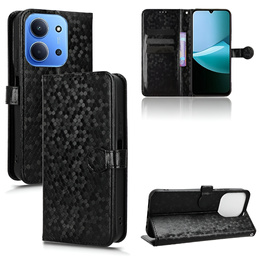 Flap tok Xiaomi Redmi 15C 4G/LTE, Wallet Rhombus, fekete