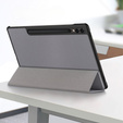 Tok Samsung Galaxy Tab S9 FE+ Plus, Smartcase tolltartóval, szürke