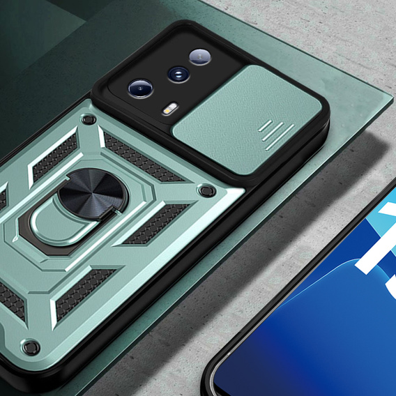 Telefontok a Xiaomi 13 Lite, CamShield Slide, zöld